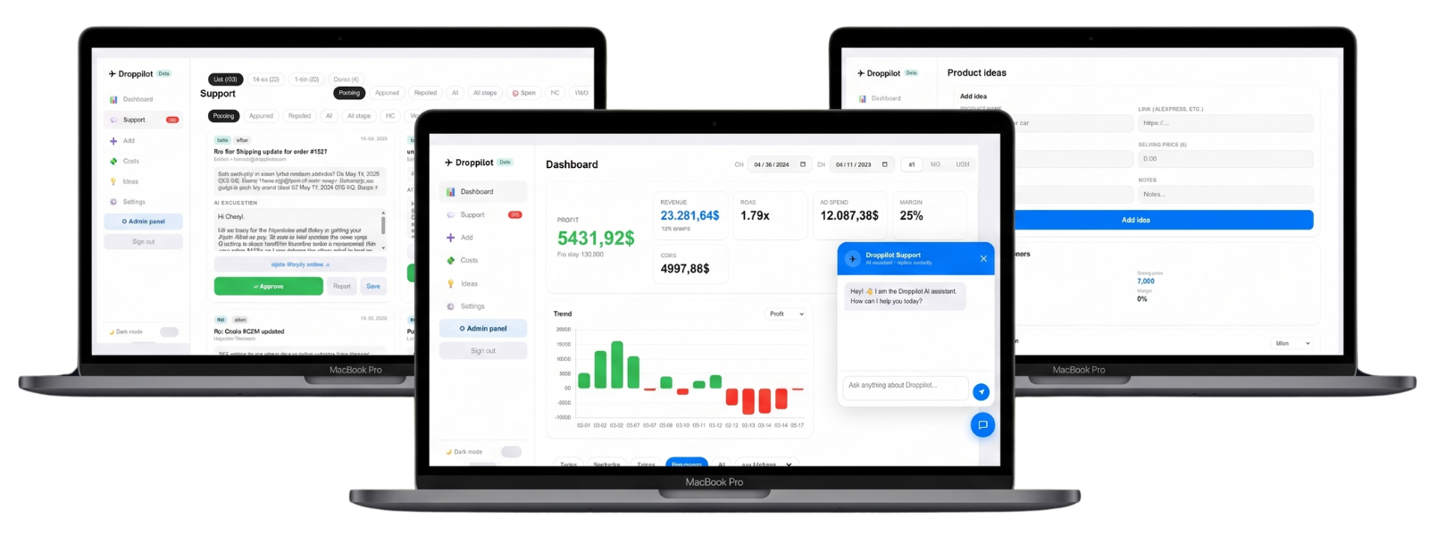 Droppilot Dashboard